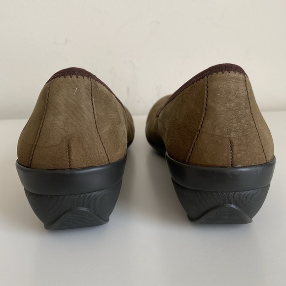 Naturalizer Novel Leather Slip-on Low Wedge Loafers Women's Size 7M N5 Comfort - Picture 6 of 16